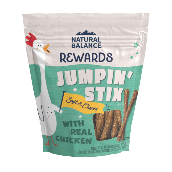 Natural Balance Pet Foods Rewards Jumpin' Stix Soft & Meaty Dog Treats Chicken 10oz