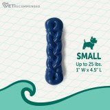 Nylabone Power Chew Love Our Oceans Infinity Braid Bone Dog Chew Toy Bully Stick Small (1 Count)