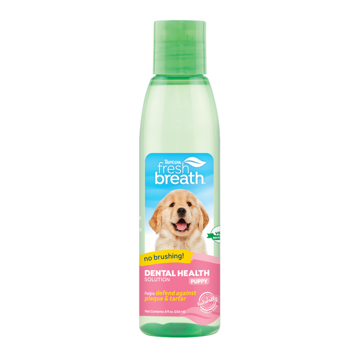 TropiClean Fresh Breath Dental Health Solutions for Puppies 8oz