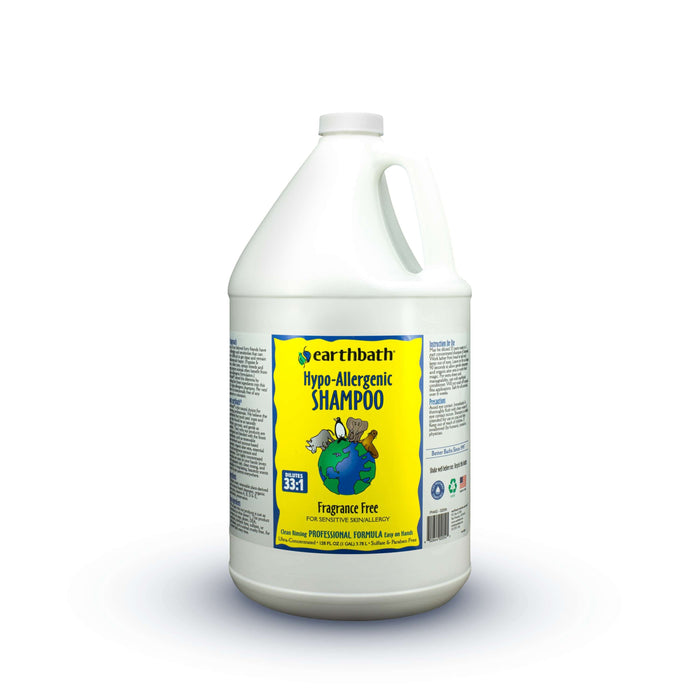 Earthbath Hypo-Allergenic Shampoo, Fragrance Free 128oz