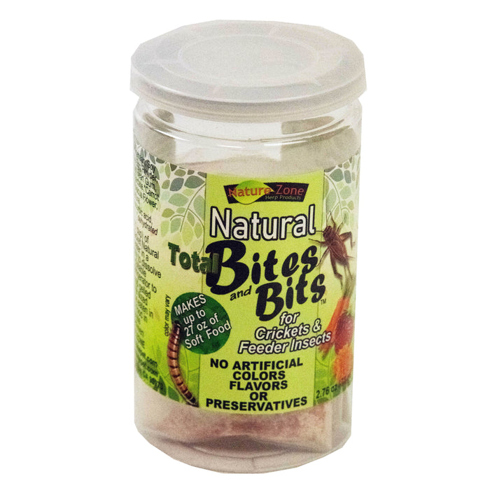 Nature Zone Natural Total Bites & Bits for Crickets & Feeder insects 2.76oz