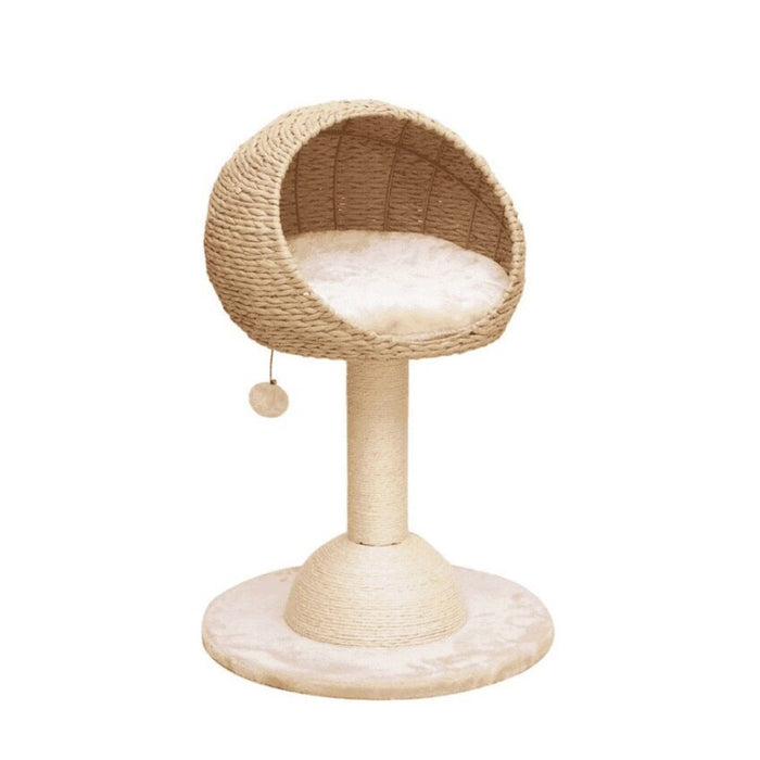 PetPals Lookout Cat Perch Beige & Cream 29in