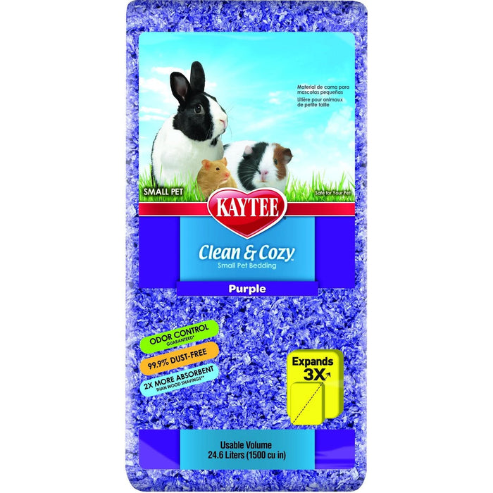 Kaytee Clean & Cozy Purple Bedding 24.6 Liters