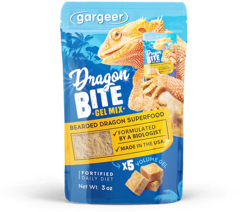 Gargeer Bearded Dragon Food Complete Gel Diet for Both Juveniles and Adults, 3oz