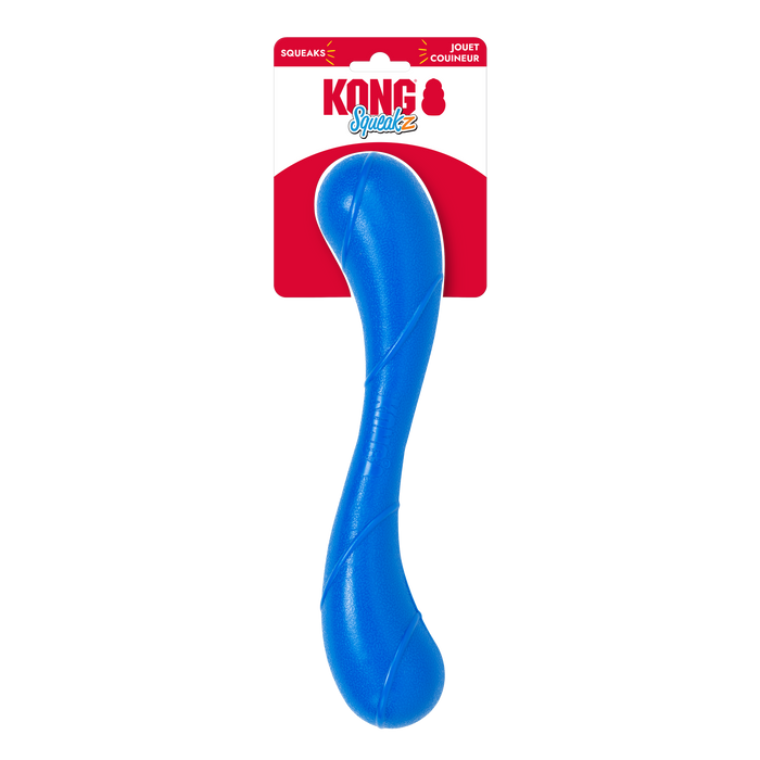 KONG Squeakz Stick Dog Toy Blue MD - Image 2