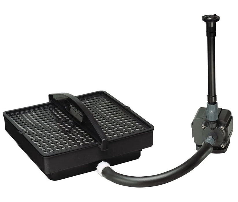 Danner Garden Pond 1350 Filter & Pump Kit Black 350 GPH