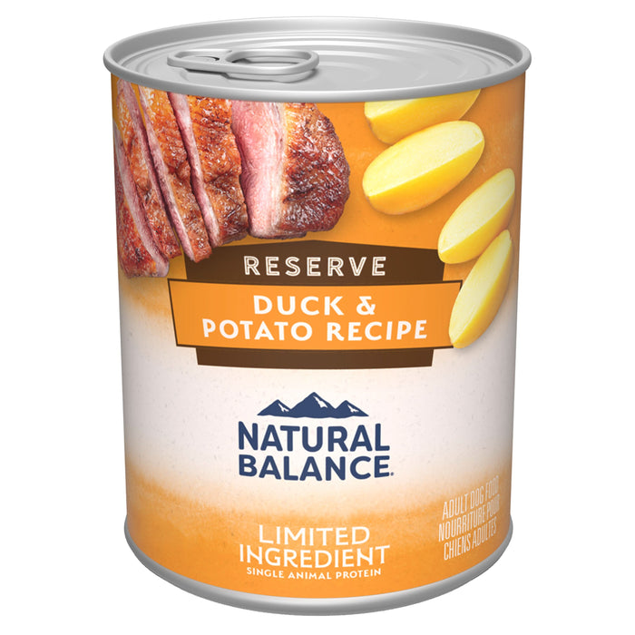 Natural Balance Pet Foods Limited Ingredient Reserve Canned Dog Food Duck & Potato 13.2oz