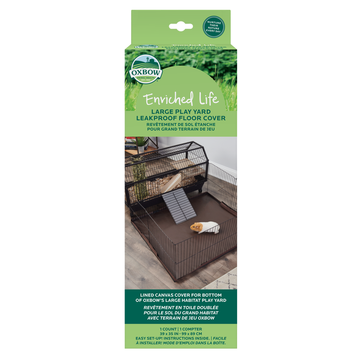 Oxbow Animal Health Enriched Life Leakproof Play Yard Floor Cover LG
