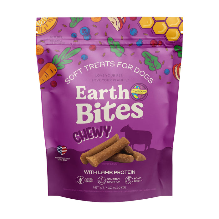 Earthborn Holistic EarthBites Chewy Soft Dog Treats Lamb 7oz