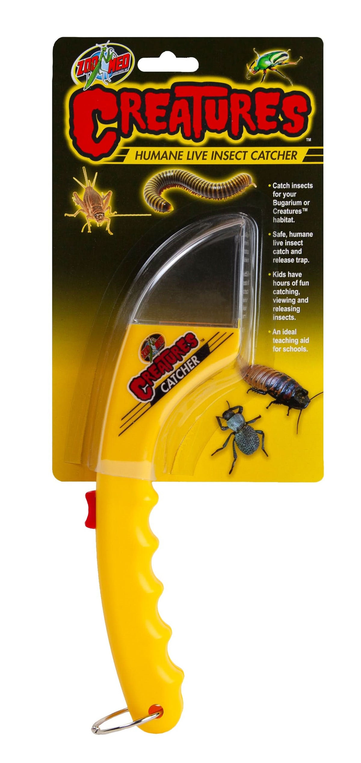 Zoo Med Creatures Humane Live Insect Catcher Yellow — AnimalWiz.com
