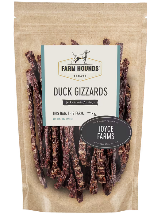 Farm Hounds Duck Gizzard Sticks Dog Treats 4 oz