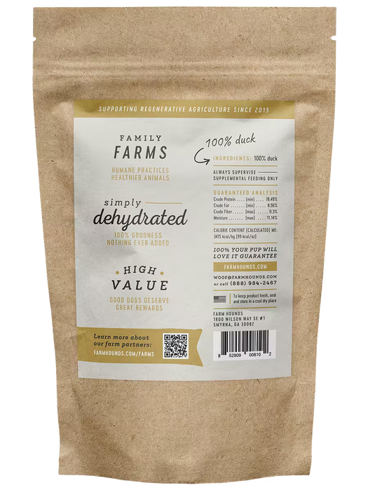 Farm Hounds Duck Jerky Dog Treats