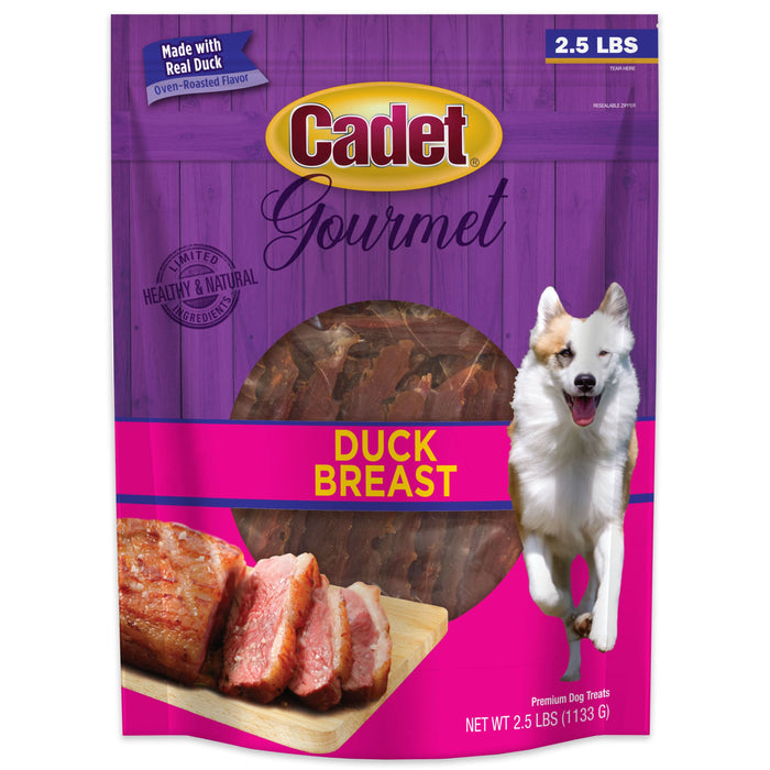 Cadet Gourmet Duck Breast Treats for Dogs 2.5 Pound
