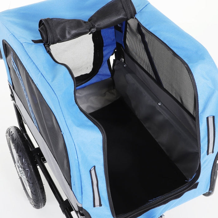 Furr Baby Gifts 3 Wheel Pet 2-in-1 Jogging Stroller Bike Trailer