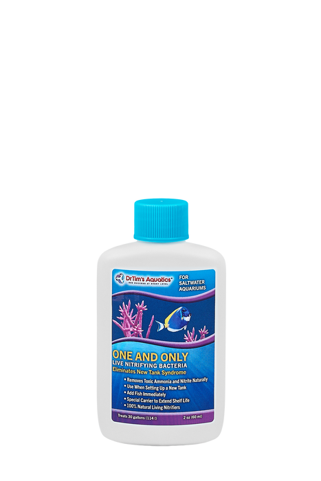 Dr. Tim's Aquatics One & Only Live Nitrifying Bacteria for Saltwater Aquariums 2 fl. oz