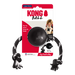 KONG Extreme Ball with Rope Dog Toy Black/White LG - Image 9