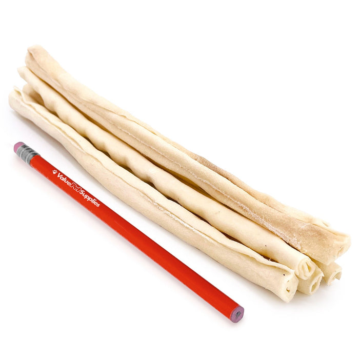 Value Pet Supplies ValueBull USA Retriever Rolls for Small Dogs, Premium Rawhide, Thin 10 Inch, 50 Count