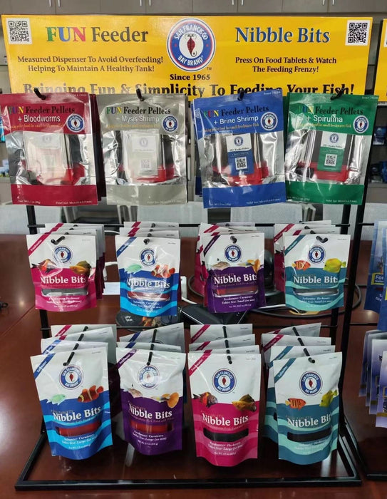 San Francisco Bay Brand Nibble Bits & Fun Feeders Display 48pc