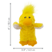 KONG Unstuffed Dog Toy Duck with Squeaker XS - 3 - Image 8