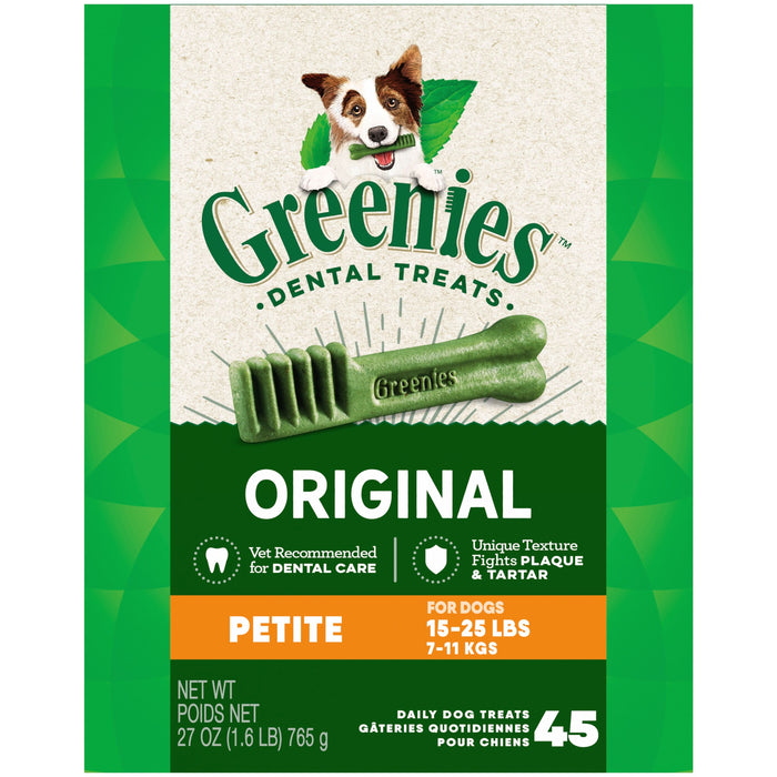 Greenies Dog Dental Treats Petite Original 27oz 45ct