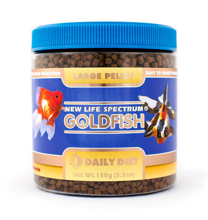 New Life Spectrum Goldfish Pellets Fish Food 5.3oz LG