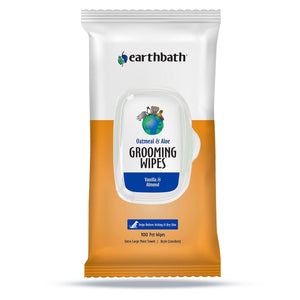 Earthbath Oatmeal & Aloe Grooming Wipes, Vanilla & Almond Soft-Sided Pouch 30ct - Image 2