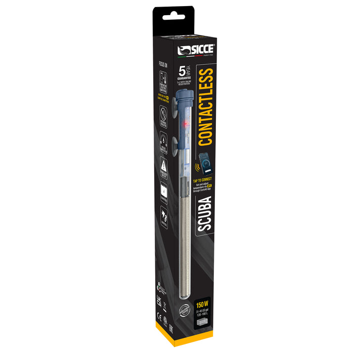 Sicce SCUBA Contactless Submersible Heater 150w - Image 2