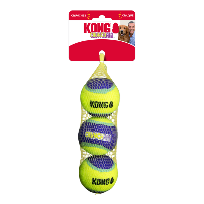 KONG Crunch Air Balls Dog Toy Purple MD - Image 2