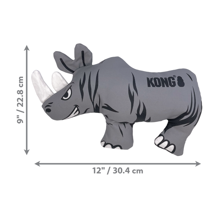 KONG Maxx Friends Dog Toy Rhino LG - Image 2