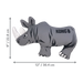 KONG Maxx Friends Dog Toy Rhino LG - Image 2