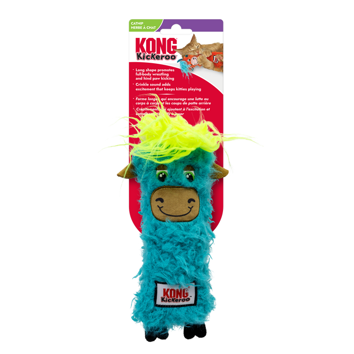 KONG KONG Kickeroo Highland Cow Cat Toy Assorted One Size - Image 2