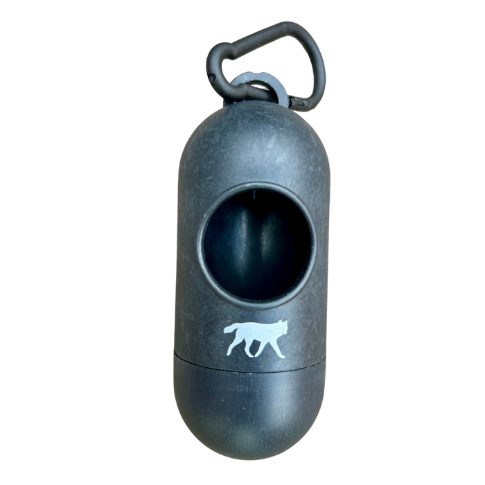 Rōmng bamboo poop bag dispenser + compostable roll