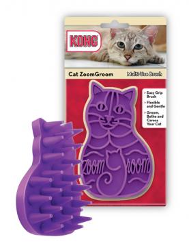 KONG Cat Zoomgroom Purple One Size - Image 2