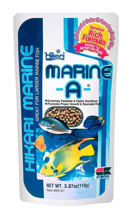 Hikari USA Marine A Pellets Slow Sinking Fish Food 3.87 oz - Image 2