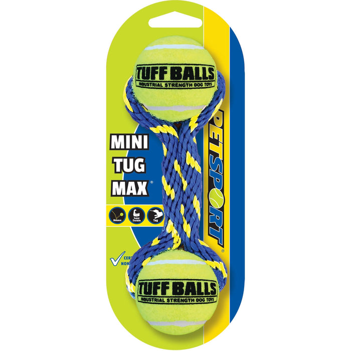 Petsport USA Tug Max Dog toy Assorted 7 in Mini
