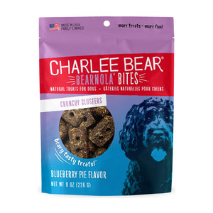 Charlee Bear Bearnola Dog Treats Blueberry Pie 8oz - Image 2