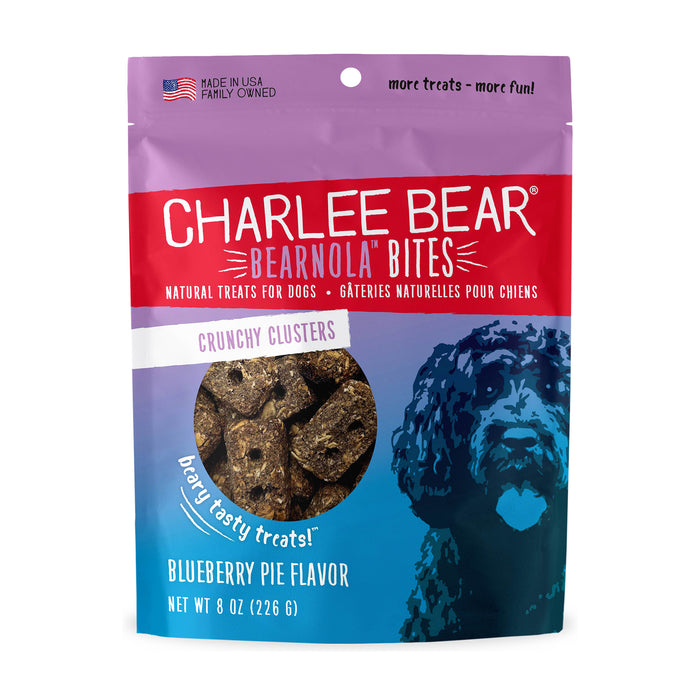 Charlee Bear Bearnola Dog Treats Blueberry Pie 8oz - Image 2