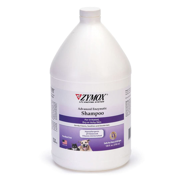 Zymox Advanced Enzymatic Shampoo for Dry or Itchy Skin 1gal