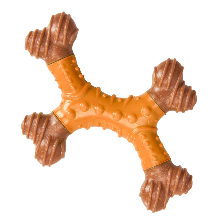 Bam-Bone Dental Chew Toy X-Bone 6in