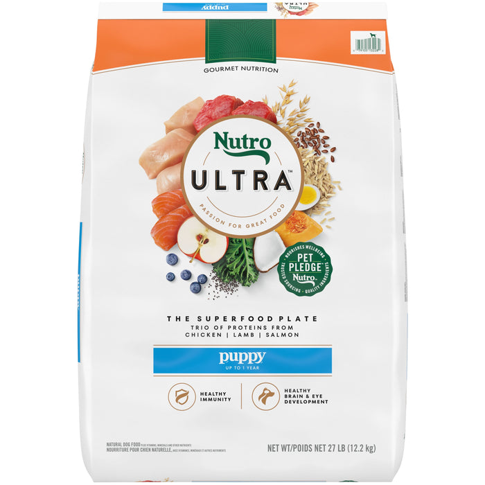 Nutro Products Ultra Puppy Dry Dog Food Superfood Plate 27lb