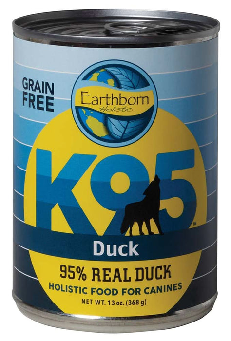 Earthborn Holistic Grain Free K95 Meat Protein Wet Dog Food Duck 13oz