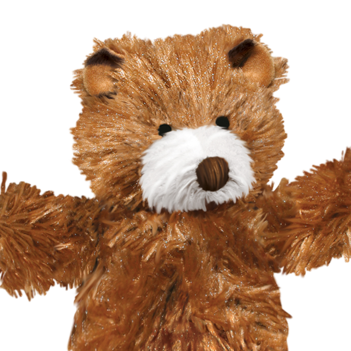 KONG Unstuffed Dog Toy Teddy Bear with Squeaker XS - 3 - Image 6