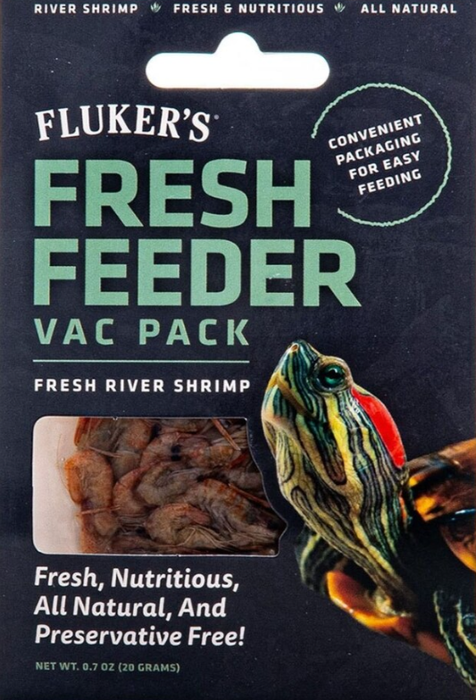 Fluker's Fresh Feeder Vac Pack Fresh River Shrimp 0.7oz