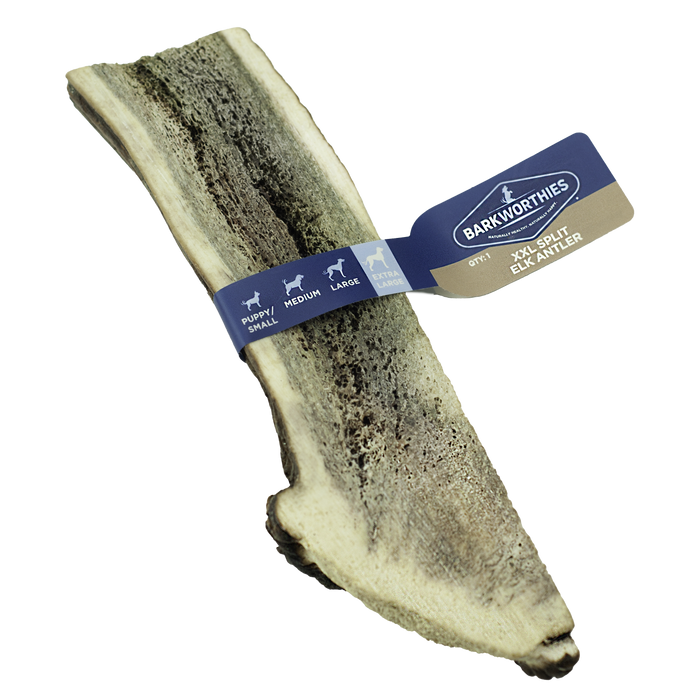 Barkworthies Split Elk Antler Dog Treat 2XL - Image 2