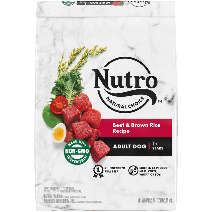 Nutro Products Natural Choice Adult Dry Dog Food Beef & Brown Rice 12lb