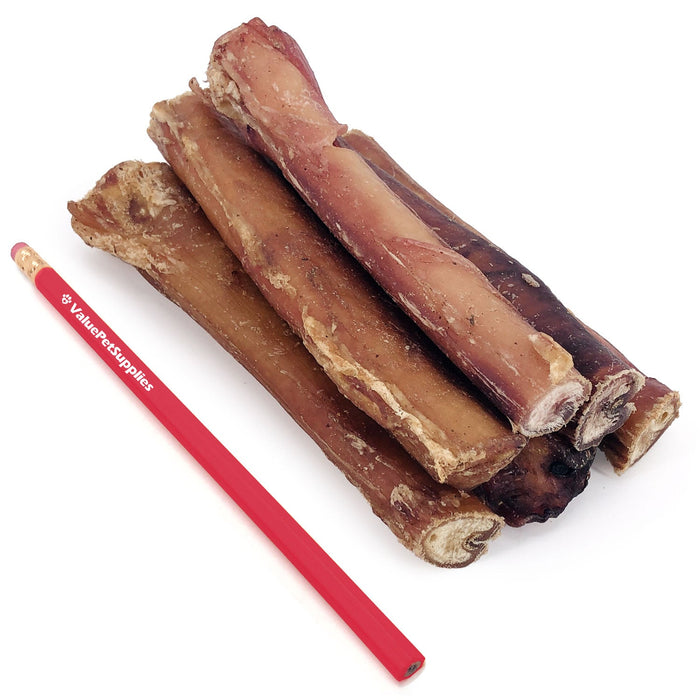 Value Pet Supplies ValueBull Bully Sticks for Large Dogs, Varied Shapes, Super Jumbo 4-6 Inch, 50 Count
