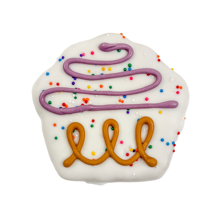 Bosco and Roxy's Sprinkle Cupcake Dog Cookie 3.5in - Image 2