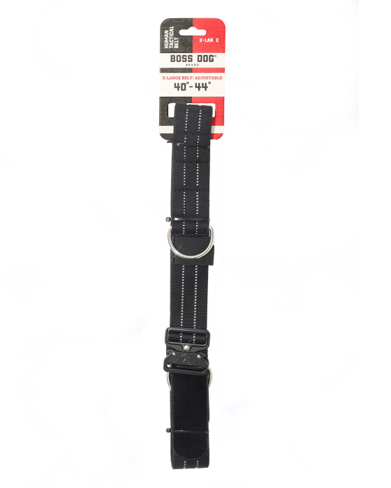 Boss Dog Human Boss Tactical Utility "Dog Walker" Belt Black XL (40-44in waist)