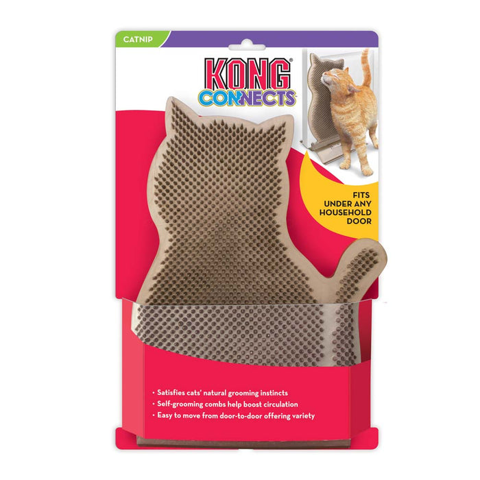 KONG Connects Kitty Self-Grooming Comber for Cats Champagne One Size - Image 2