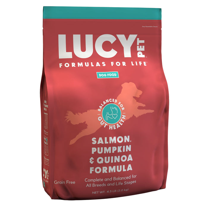 Lucy Pet Products Formula for Life L.I.D. Dry Dog Food Salmon, Pumpkin & Quinoa 4.5lb
